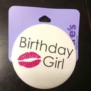 Birthday Girl Button